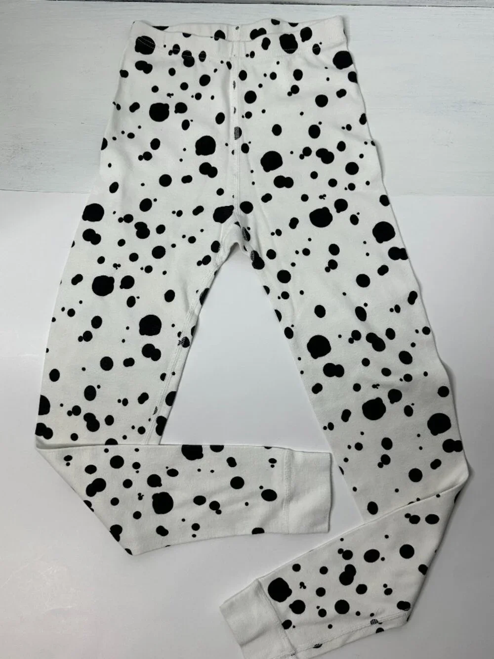 Hanna Andersson Kids Dalmatian Print 2 Piece Pajamas Size 10